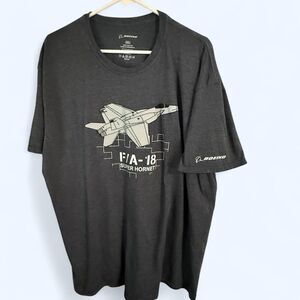 Boeing Men's F/A-18 Super Hornet Graphic T-Shirt Size 3XL